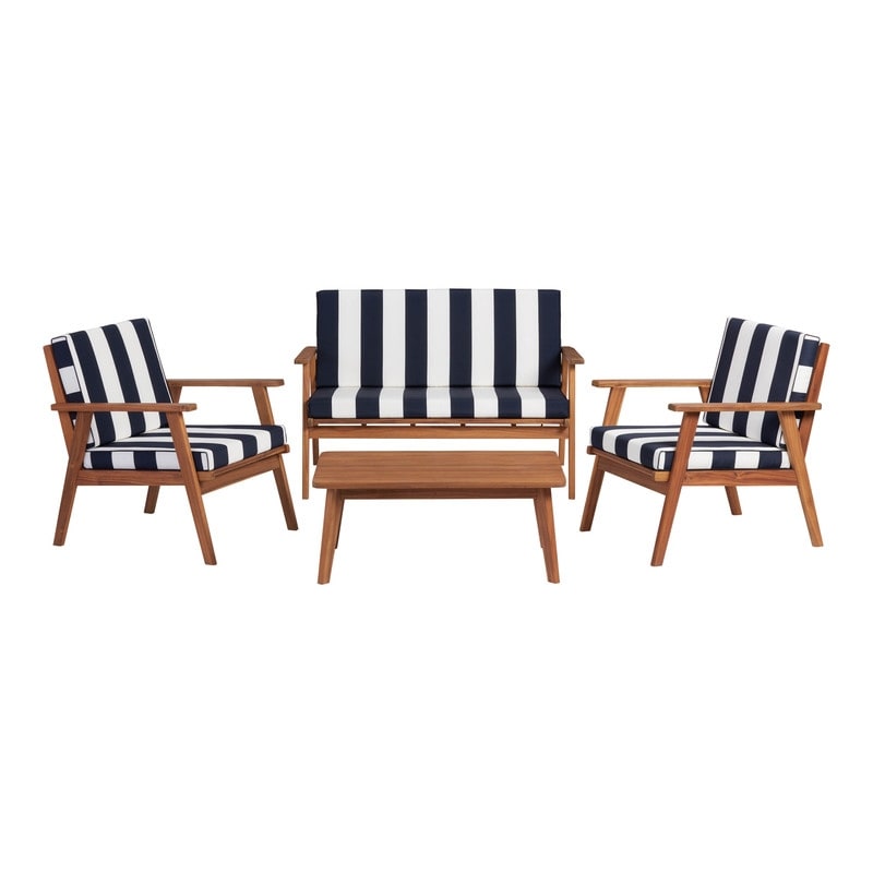 Saco Outdoor Striped Chat Set
