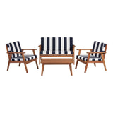 Saco Outdoor Striped Chat Set