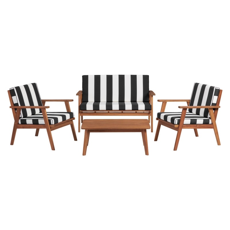 Saco Outdoor Striped Chat Set