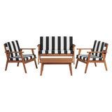 Saco Outdoor Striped Chat Set