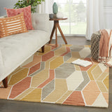 Sade Handmade Geometric Area Rug
