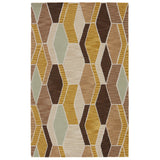 Sade Handmade Geometric Area Rug