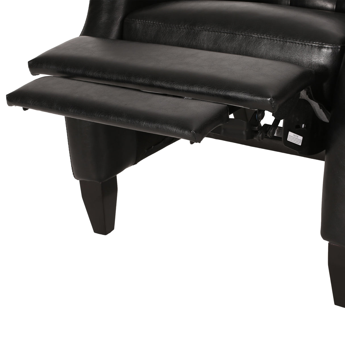 Sadlier Faux Leather Tufted Pushback Recliner by Christopher Knight Home