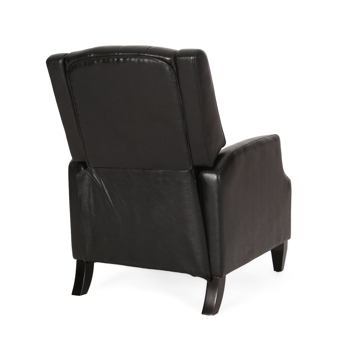Sadlier Faux Leather Tufted Pushback Recliner by Christopher Knight Home