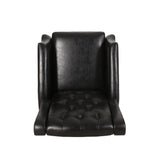 Sadlier Faux Leather Tufted Pushback Recliner by Christopher Knight Home