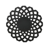Sadye Glam Flower Wall Mirror by Christopher Knight Home - Silver - N/A