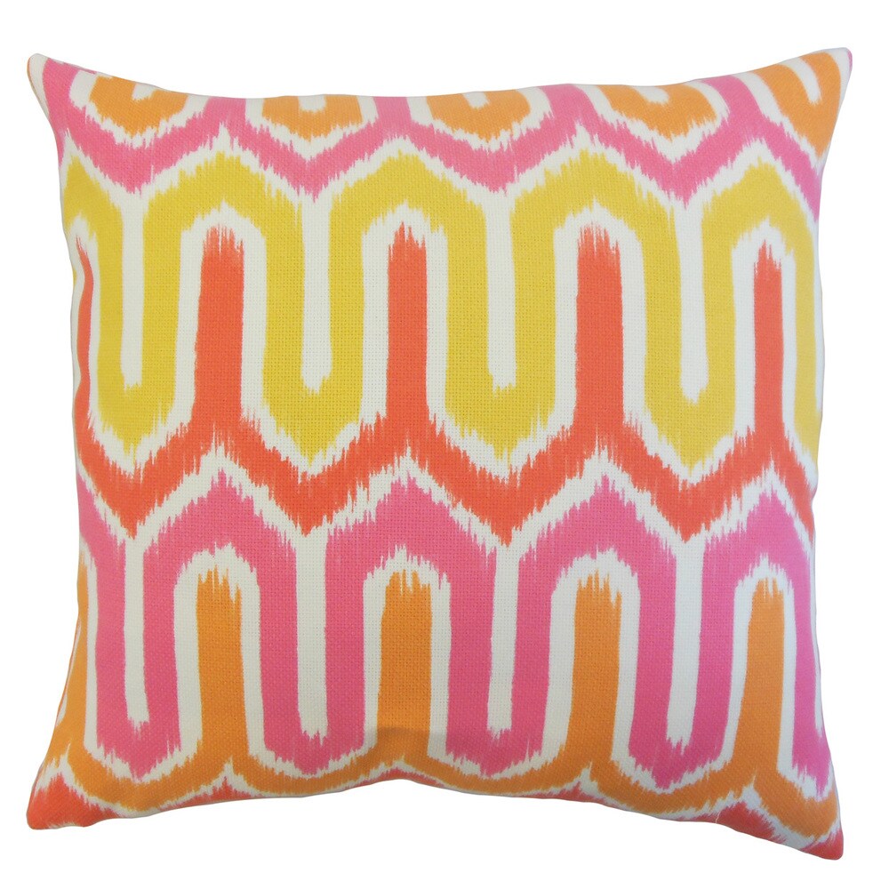 Safara Outdoor Down and feather Filled 18-inch Throw Pillow