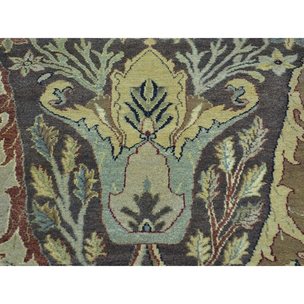 Safavid Dynasty Design Pure Wool Hand Knotted Oriental Rug