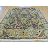 Safavid Dynasty Design Pure Wool Hand Knotted Oriental Rug