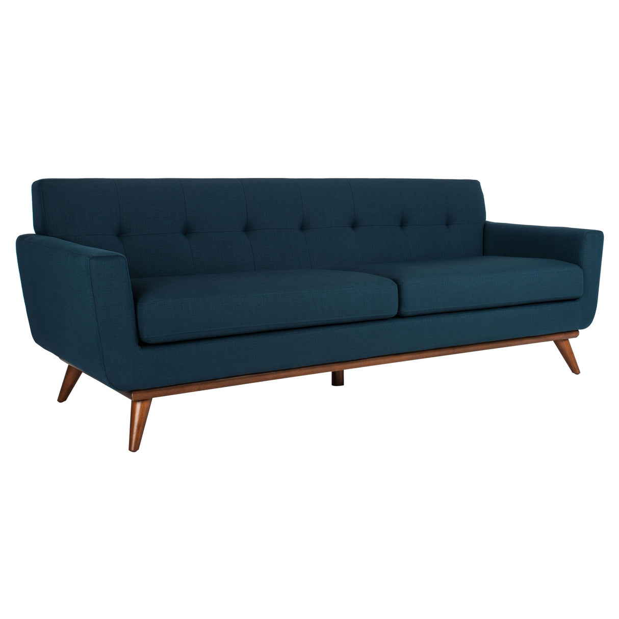 SAFAVIEH Couture Opal Linen Tufted Sofa. - 89.8" W x 33.1" L x 32.7" H