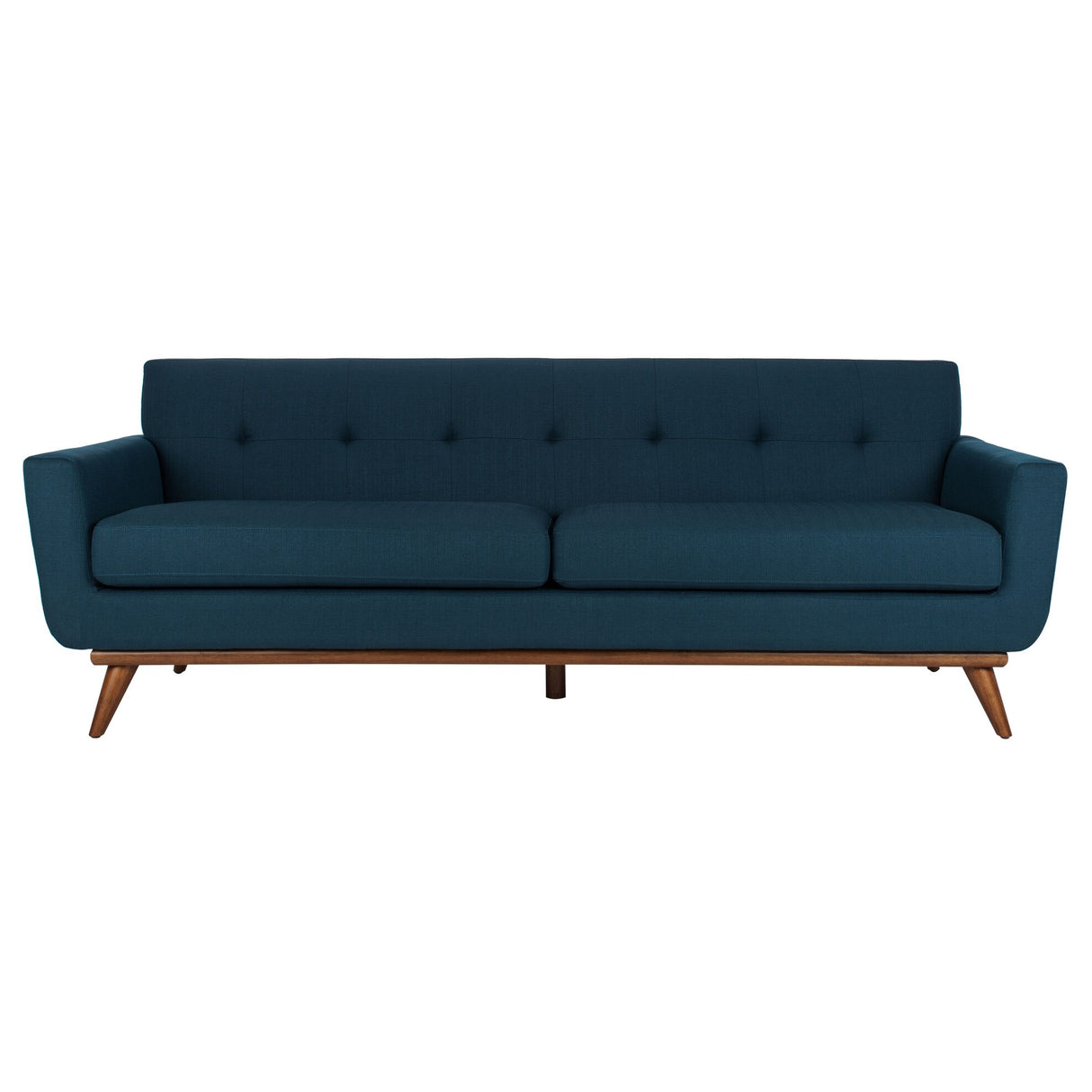 SAFAVIEH Couture Opal Linen Tufted Sofa. - 89.8" W x 33.1" L x 32.7" H