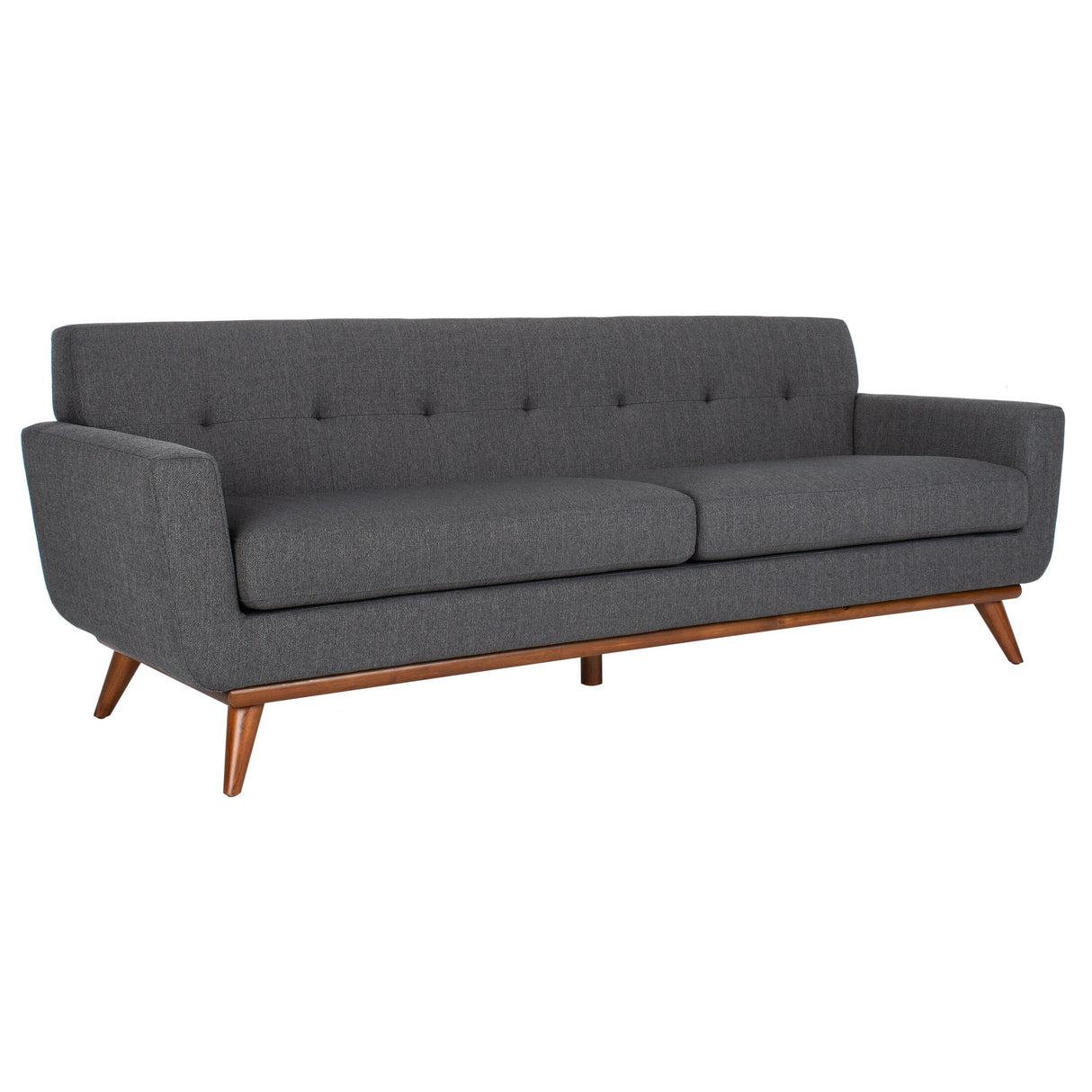 SAFAVIEH Couture Opal Linen Tufted Sofa. - 89.8" W x 33.1" L x 32.7" H