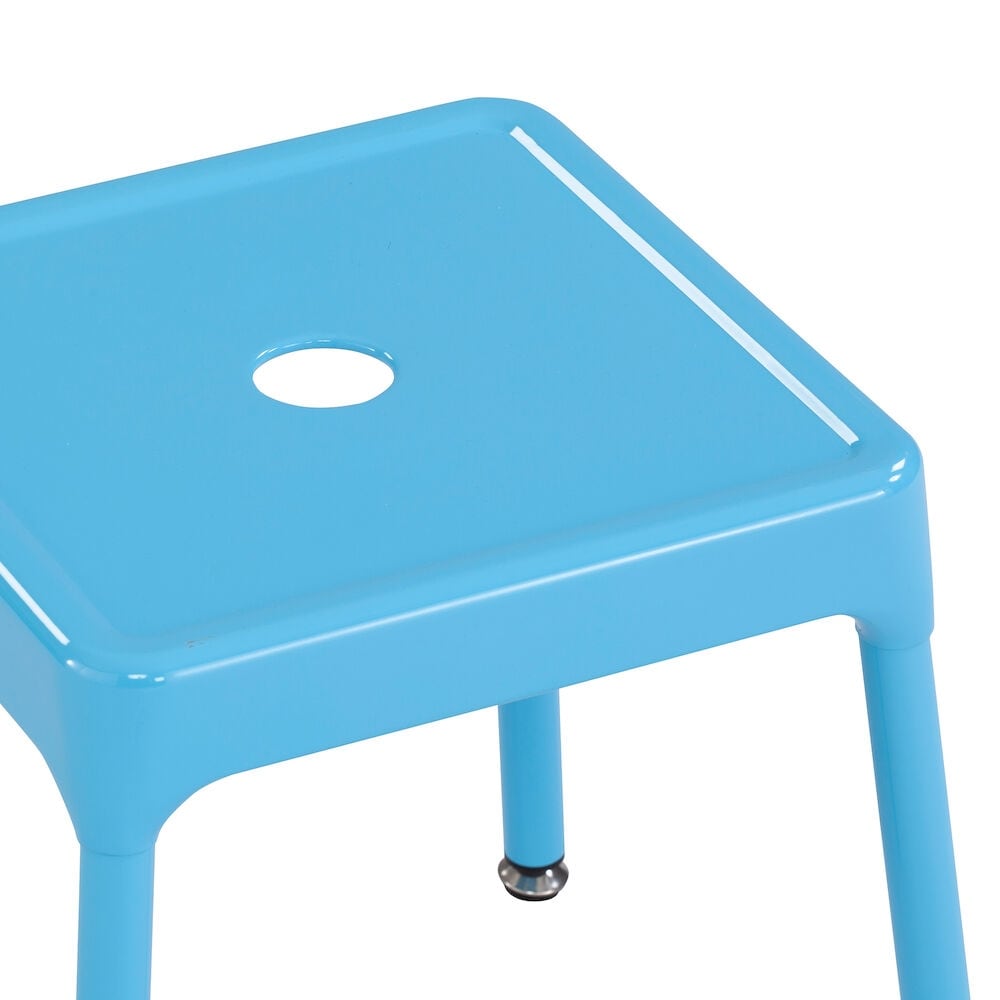 Small Steel Kid Stool, 15" Sturdy Kids Chair