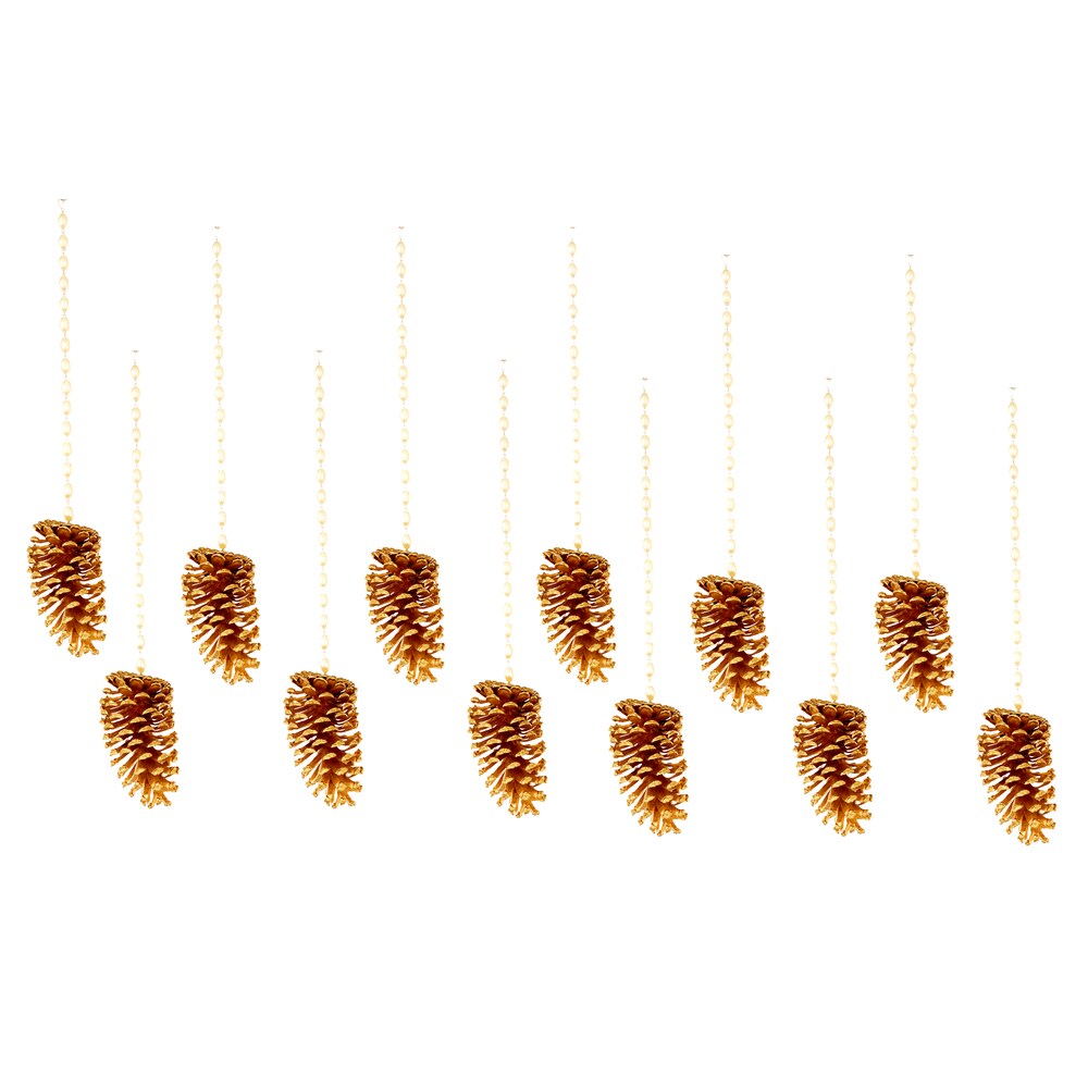 Sage & Co 5-inch Pine Cone Ornament (Pack of 12)