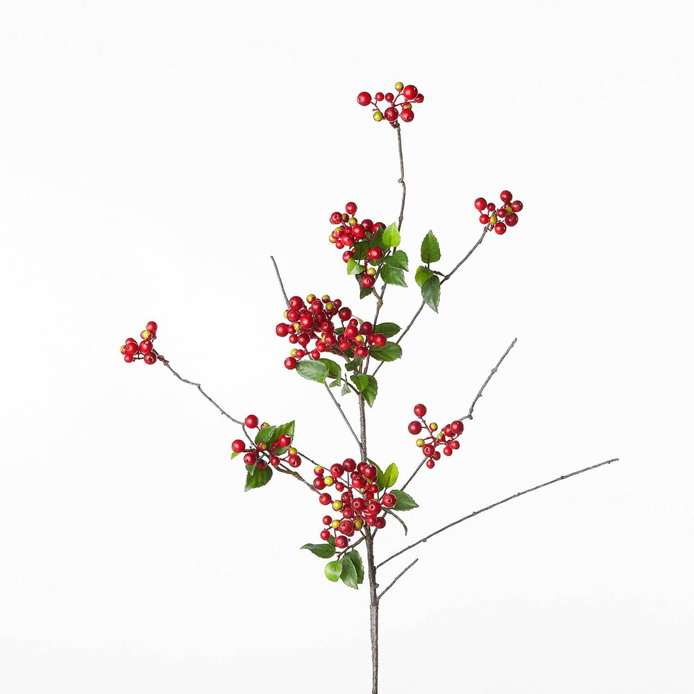 Sage & Co Sage & Co. 43-inch Cluster Snowberry Christmas Spray (Pack of 2)