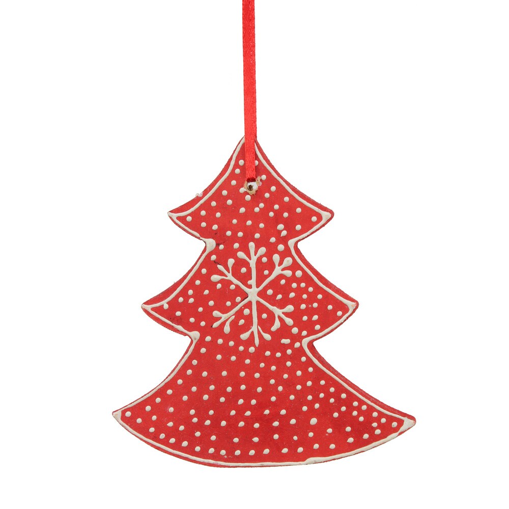 Sage & Co Sage & Co. Wood Toole Paint Christmas Tree Ornament (12 Pack)