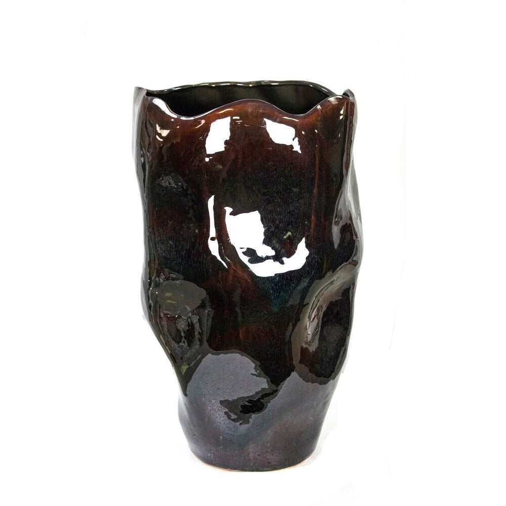 Sagebrook Home 10694 Decorative Ceramic Vase, Multi Color Ceramic, 14.25 X 14.5 X 24 Inches