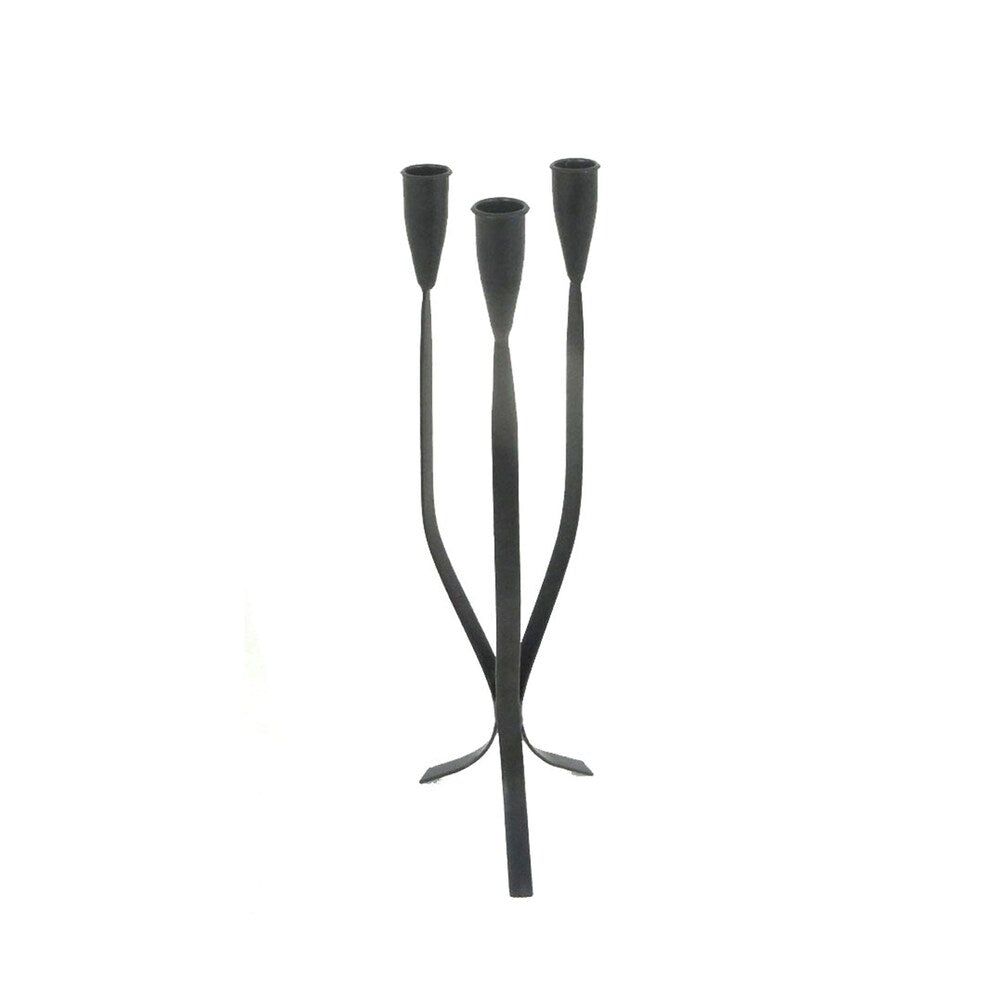 Sagebrook Home 11678 Metal Candle Holder Metal, 4.25 x 4.25 x 16.5 Inches