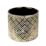 Sagebrook Home 12362-03 Ceramic Flower Pot, Multi Ceramic, 6.2992125984 X 6.2992125984 X 5.7086614173 Inches