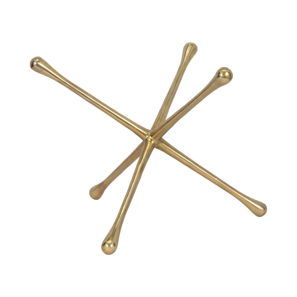 Sagebrook Home 18"H Metal Solid Color Geometric Decorative Jack - 18" x 18" x 18"