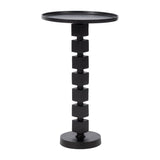 Sagebrook Home Aluminum Stacked Pedestal Accent Table