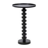 Sagebrook Home Aluminum Stacked Pedestal Accent Table