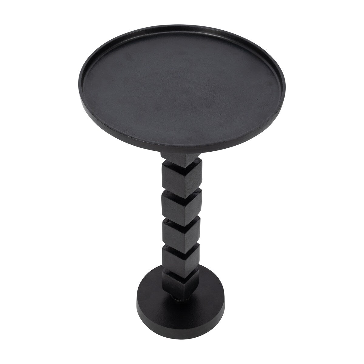 Sagebrook Home Aluminum Stacked Pedestal Accent Table