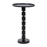 Sagebrook Home Aluminum Stacked Pedestal Accent Table