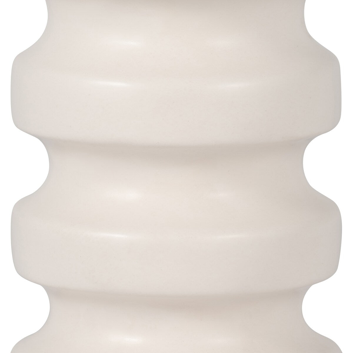 Sagebrook Home Ceramic Three Tiered Cylinder Contemporary Abstract Vase