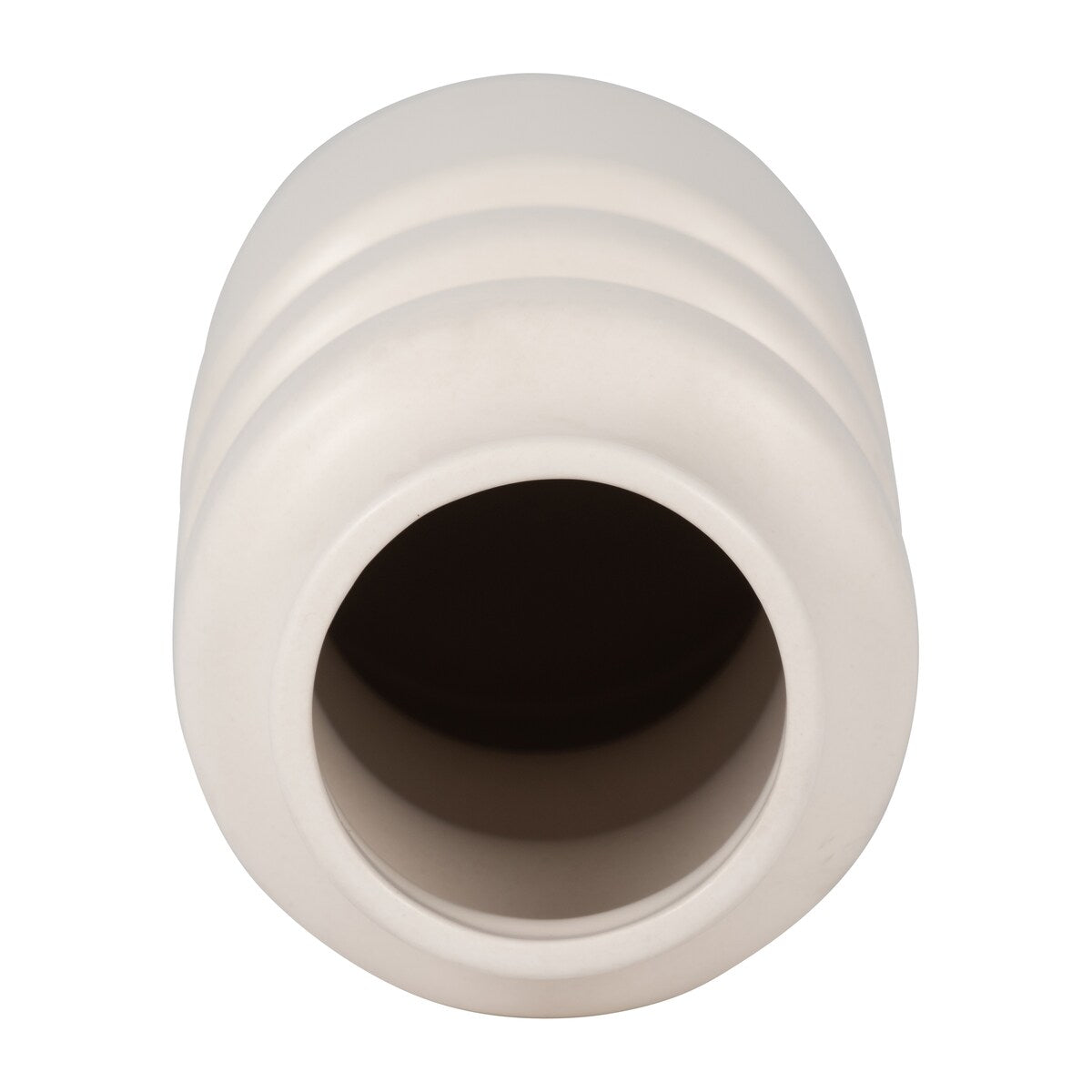 Sagebrook Home Ceramic Three Tiered Cylinder Contemporary Abstract Vase
