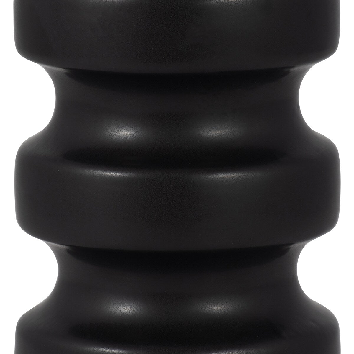 Sagebrook Home Ceramic Three Tiered Cylinder Contemporary Abstract Vase