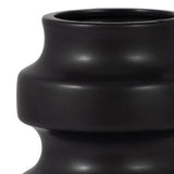 Sagebrook Home Ceramic Three Tiered Cylinder Contemporary Abstract Vase