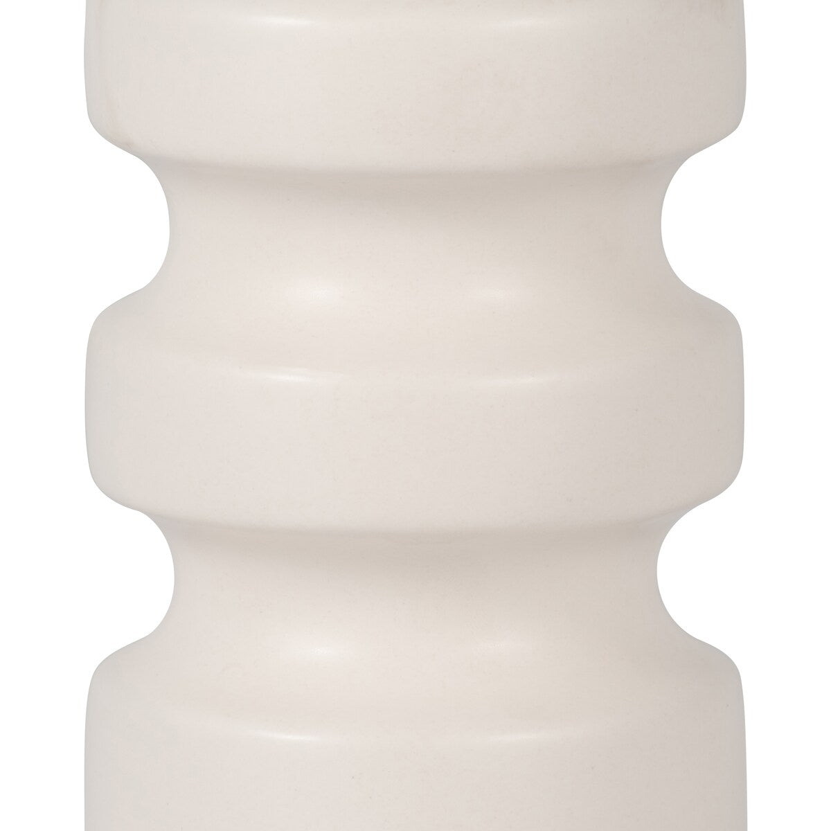 Sagebrook Home Ceramic Three Tiered Cylinder Contemporary Abstract Vase