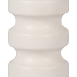 Sagebrook Home Ceramic Three Tiered Cylinder Contemporary Abstract Vase
