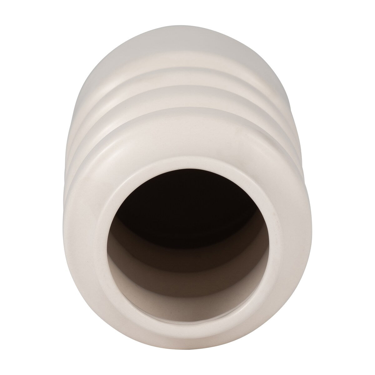 Sagebrook Home Ceramic Three Tiered Cylinder Contemporary Abstract Vase