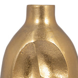 Sagebrook Home Metal Gold Cylinder Cutout Vase