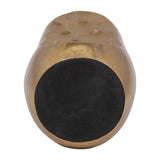 Sagebrook Home Metal Gold Cylinder Cutout Vase