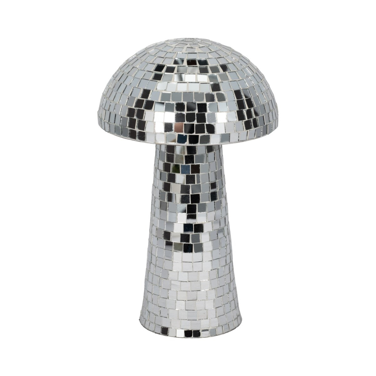Sagebrook Home Mosaic Mushroom, Silver