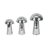 Sagebrook Home Mosaic Mushroom, Silver