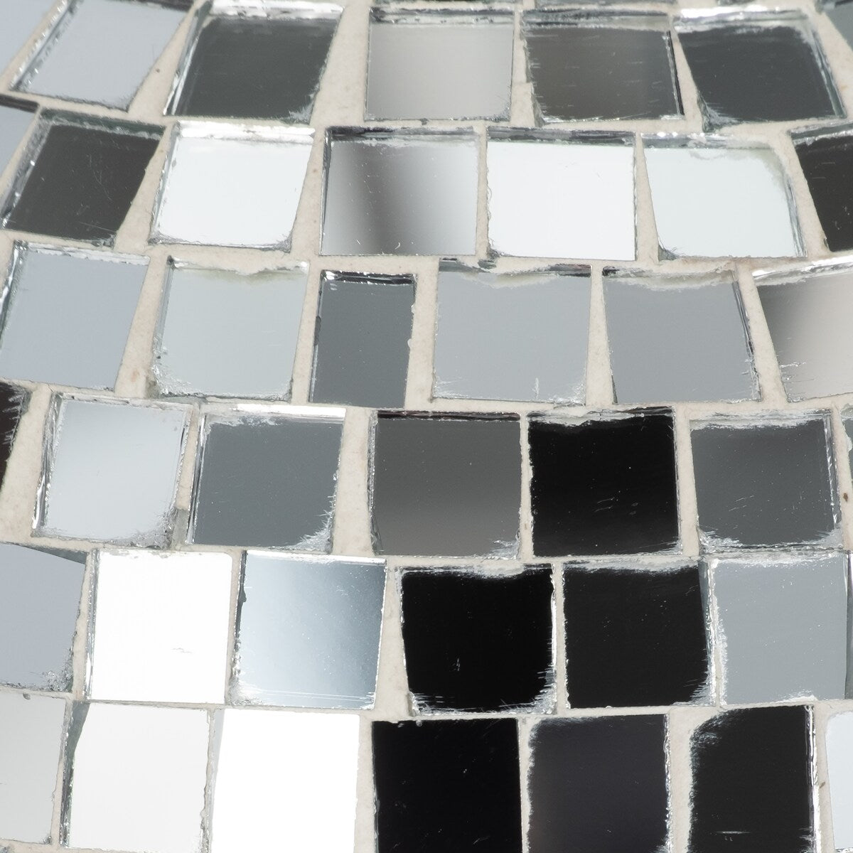 Sagebrook Home Mosaic Mushroom, Silver