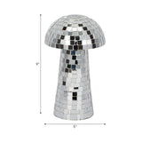 Sagebrook Home Mosaic Mushroom, Silver
