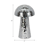 Sagebrook Home Mosaic Mushroom, Silver
