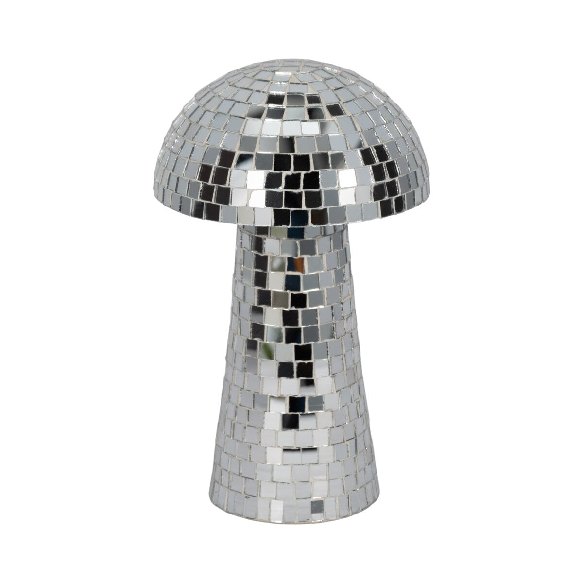 Sagebrook Home Mosaic Mushroom, Silver