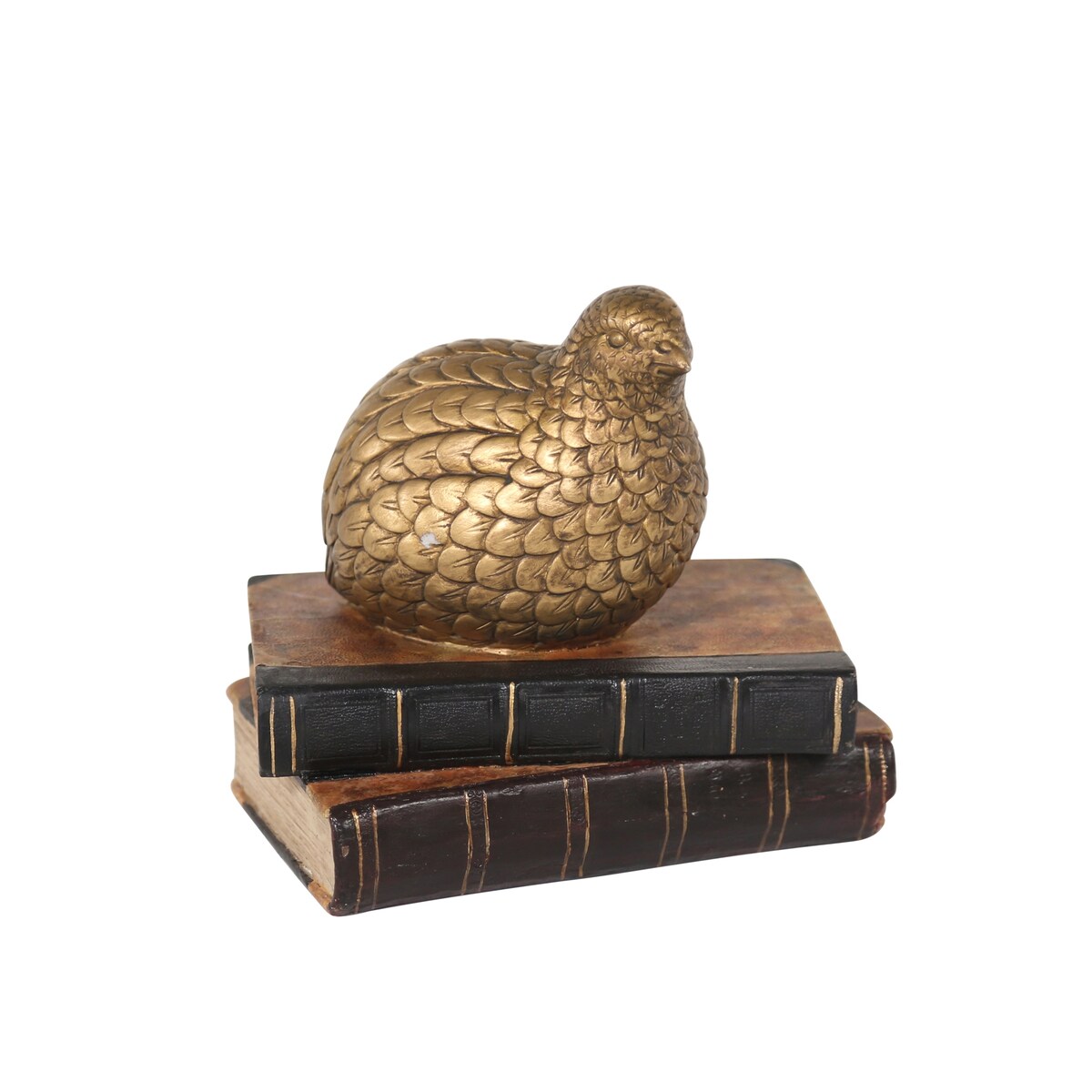 Sagebrook Home Resin Bird On Books Decorative Object - 7.25" x 5.5" x 6.5"