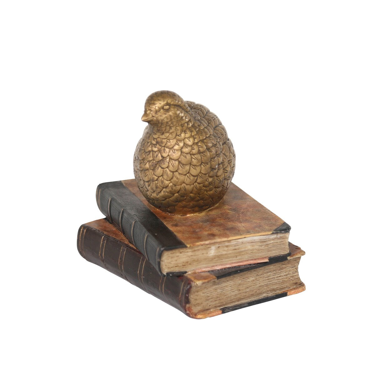 Sagebrook Home Resin Bird On Books Decorative Object - 7.25" x 5.5" x 6.5"
