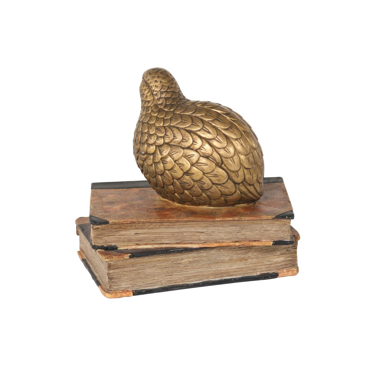 Sagebrook Home Resin Bird On Books Decorative Object - 7.25" x 5.5" x 6.5"