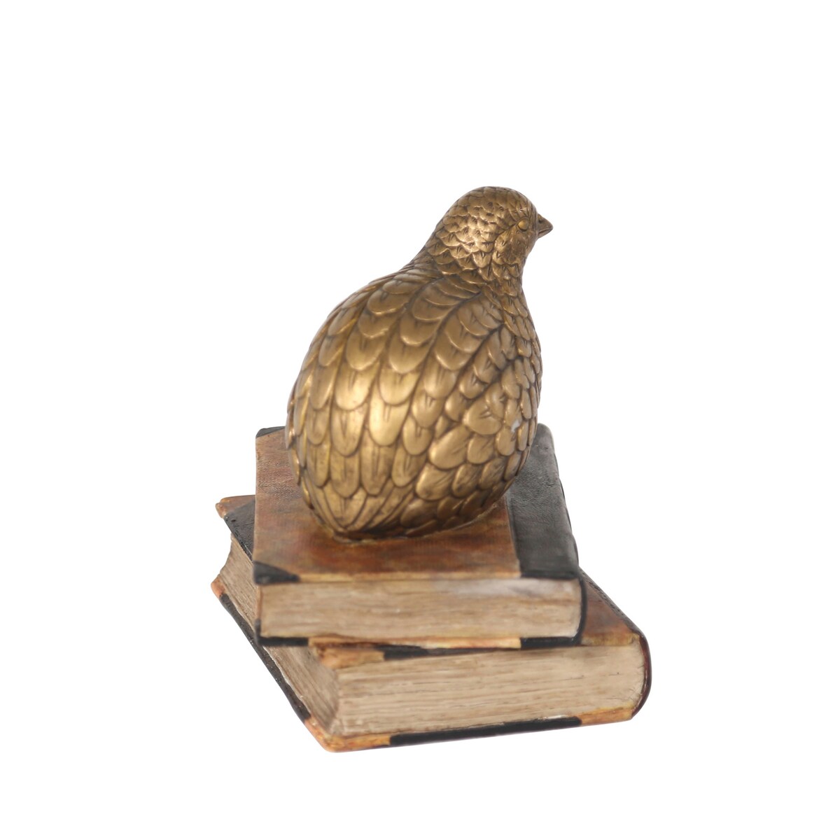 Sagebrook Home Resin Bird On Books Decorative Object - 7.25" x 5.5" x 6.5"