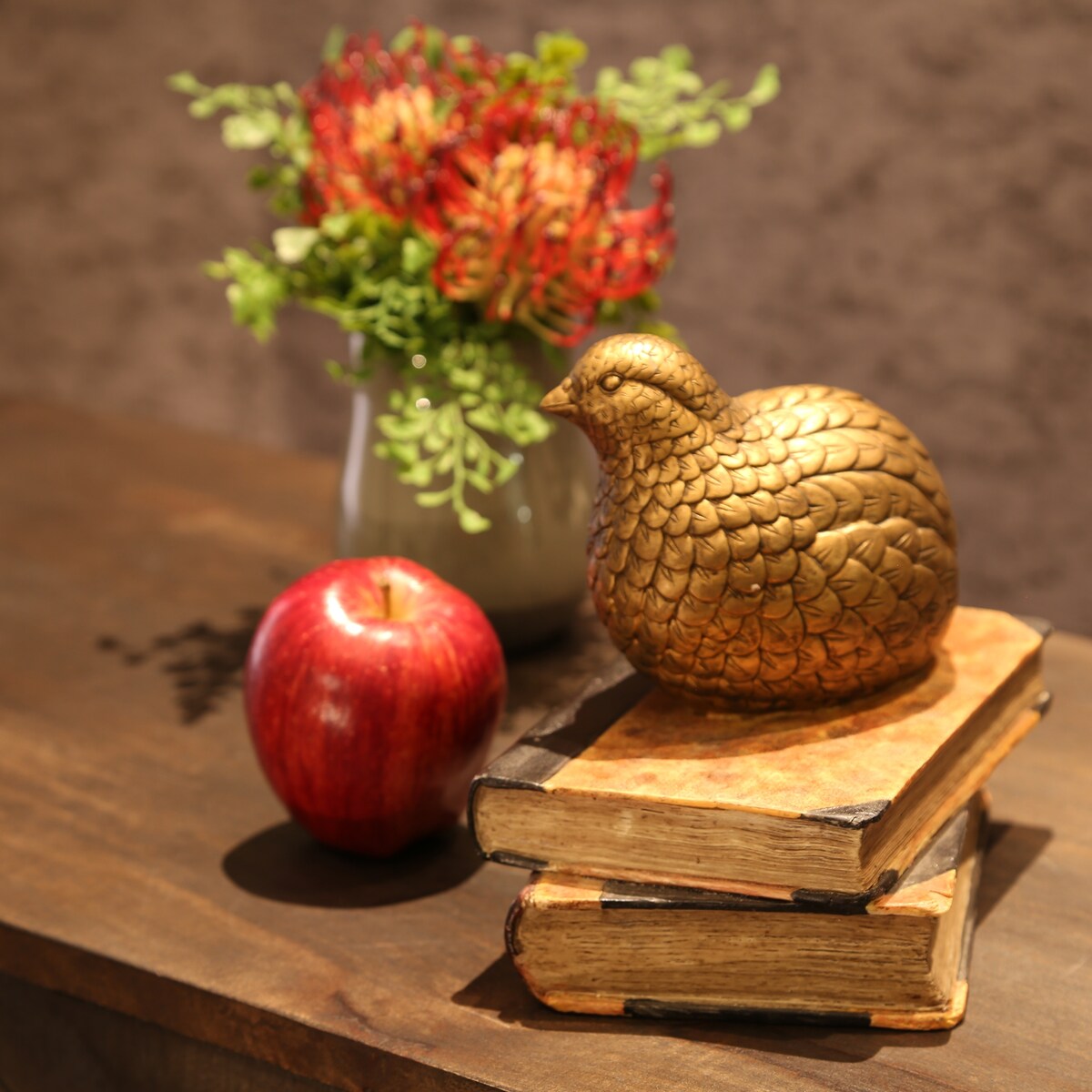 Sagebrook Home Resin Bird On Books Decorative Object - 7.25" x 5.5" x 6.5"