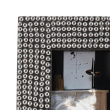 Sagebrook Home Silver/Black Resin Studded Photo Frame
