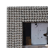 Sagebrook Home Silver/Black Resin Studded Photo Frame